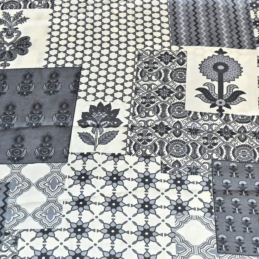 Floral print Bemberg Satin Fabric