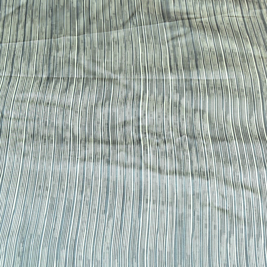 Stripes print Bembrg Satin Fabric