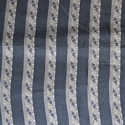 Stripes print Bemberg satin Fabric