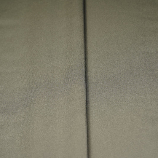 Olive Green Solid Modal Satin Fabric TU-130