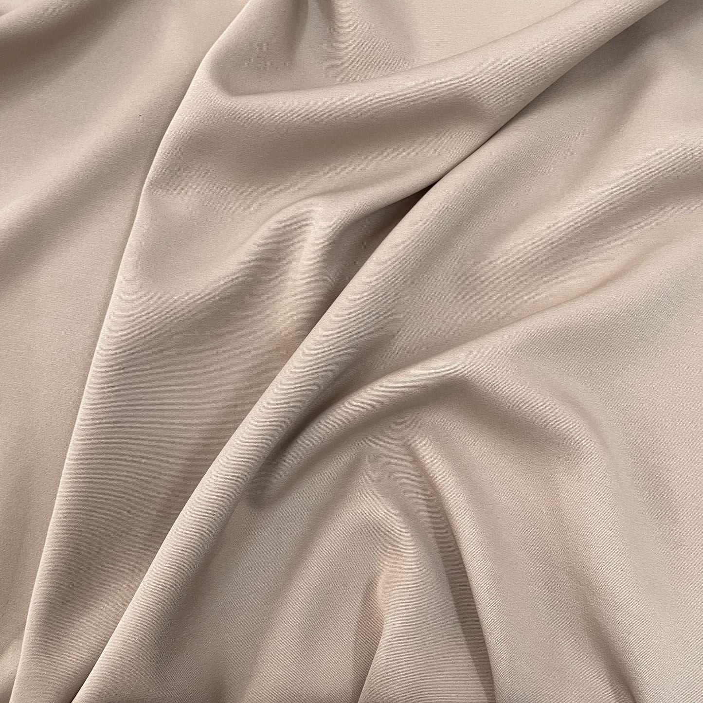 Exclusive Beige Solid Banana Crepe Fabric