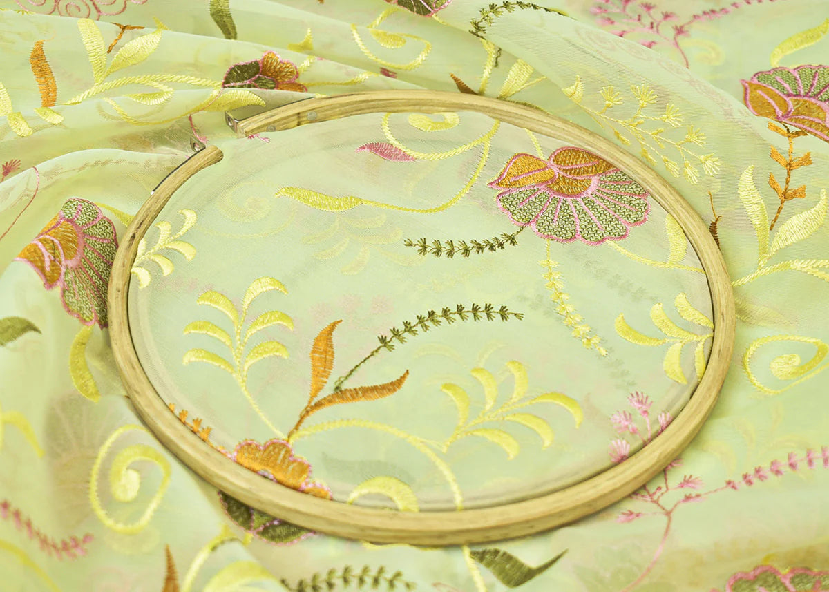 Organza embroidery