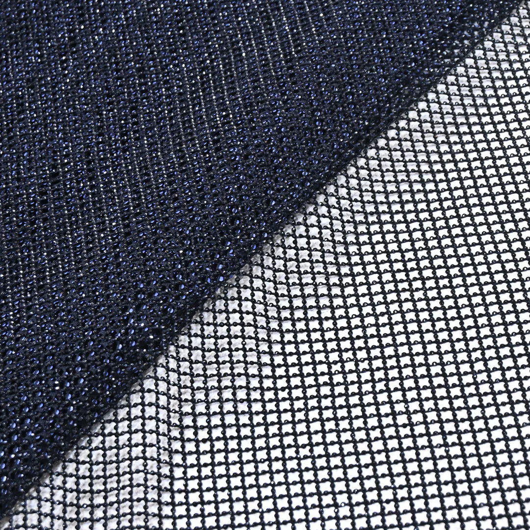 IMPORTED NET EMBROIDERY FABRIC WITH SHIMMER BEADS RS-168