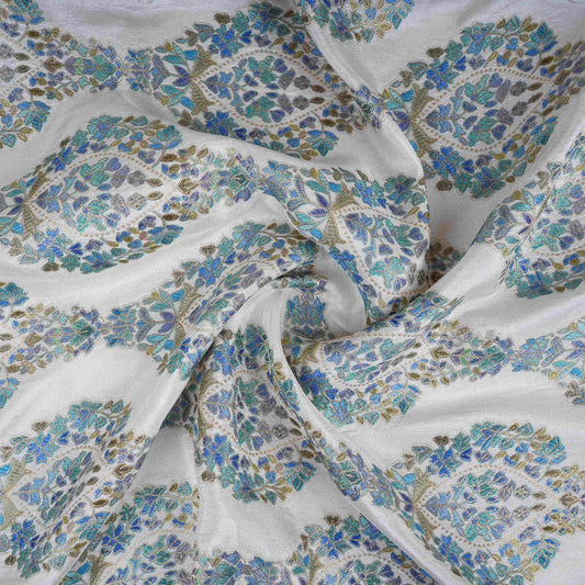 Meenakari Dola Jacquard Fabric AR-1001
