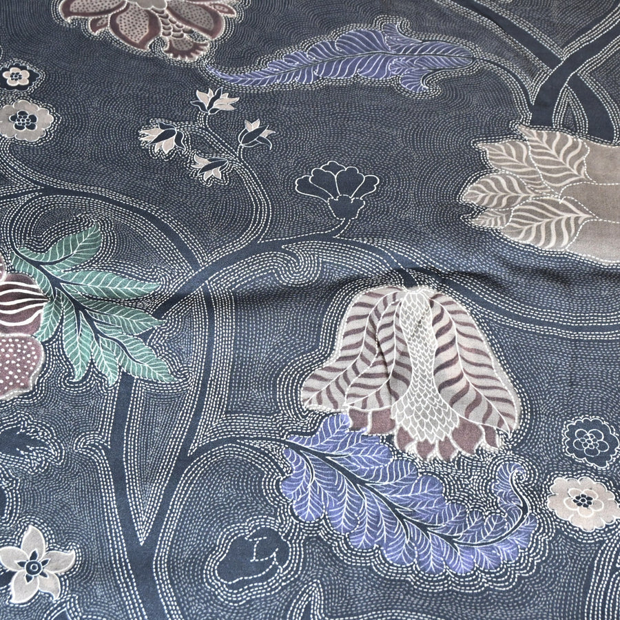 Floral print Bembeeg Satin Fabric