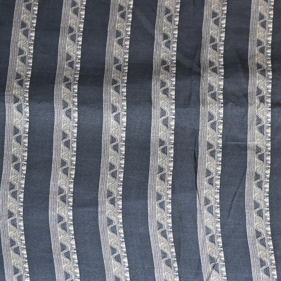Stripes print Bemberg satin Fabric