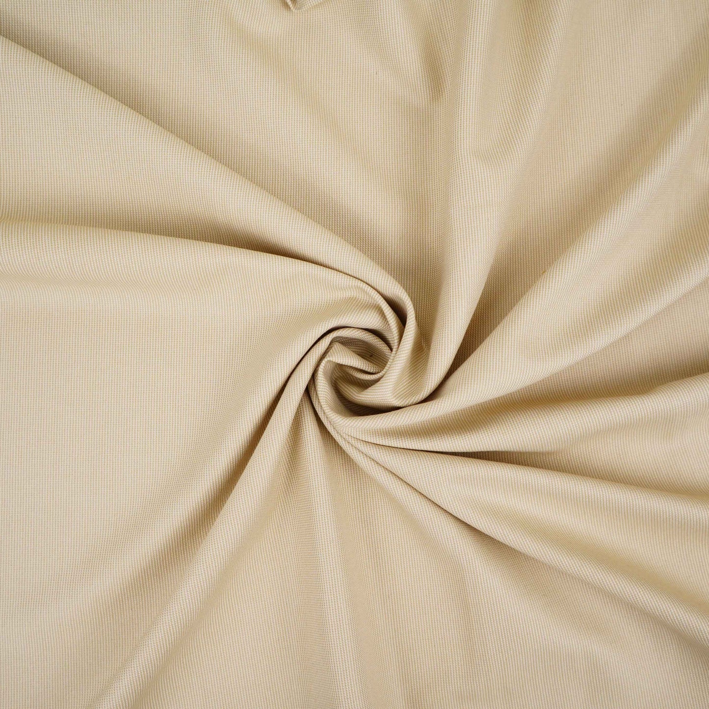 Light Beige Solid Lycra Suiting Fabric