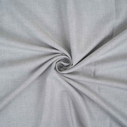 Light Grey Solid Lycra Suiting Fabric