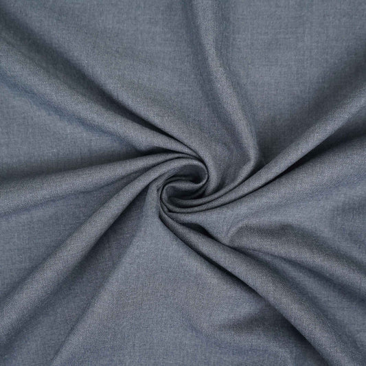 Dark Grey Check Weave Suiting Fabric