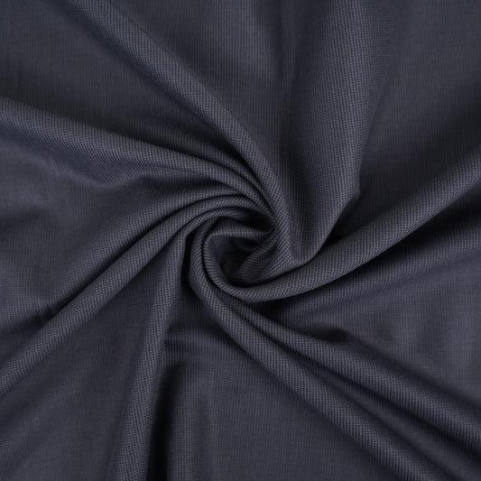 Charcoal Grey Solid Suiting Fabric