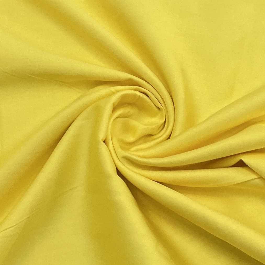 Yellow Solid Glaze Cotton Fabric UT-7