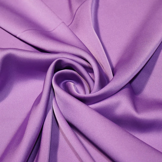 Lavender Solid Modal Satin Fabric TU-131