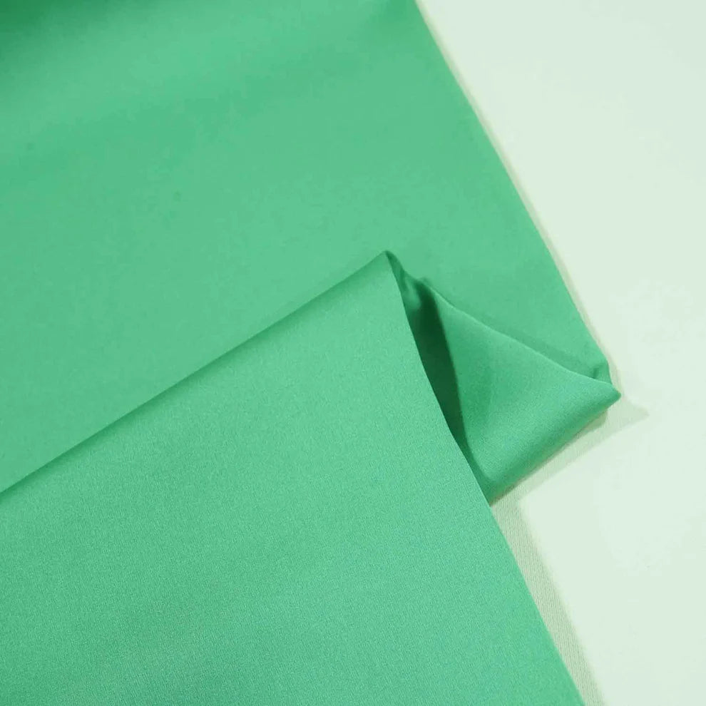 Mint Green Solid Modal Satin Fabric TU-133
