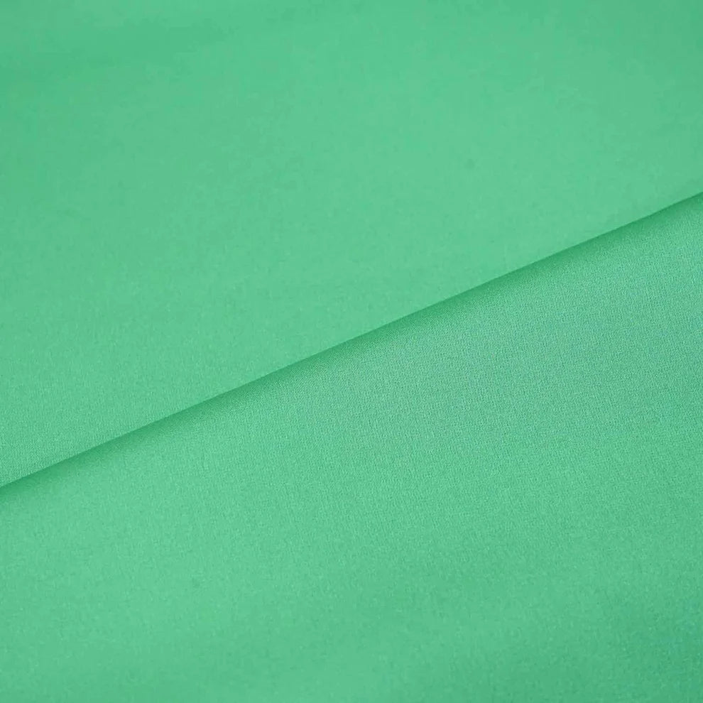Mint Green Solid Modal Satin Fabric TU-133