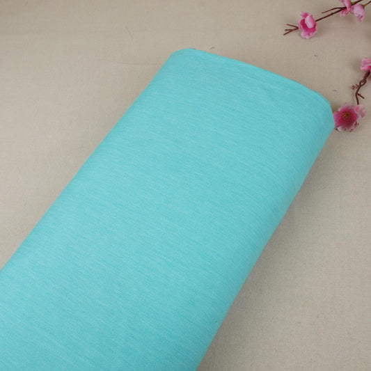 Sky Blue Solid Thin Denim Fabric
